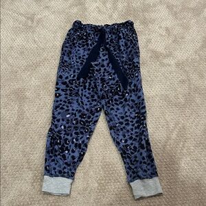 Aerie Blue and Black Patterned pj pants